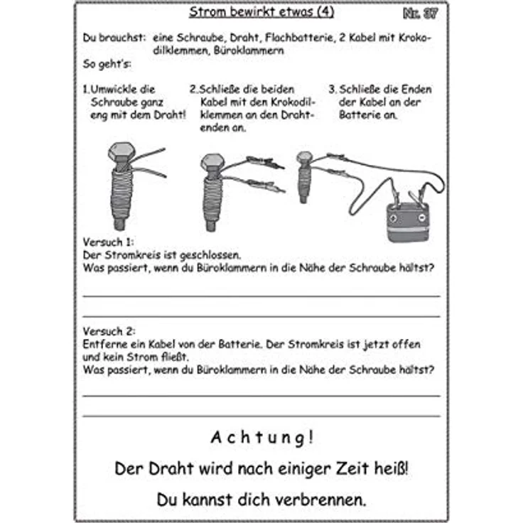 Betzold Experimentier-Koffer "Elektrizität und Stromkreise", 540 Teile für Gruppenexperimente im Physik-Unterricht – Bild 2