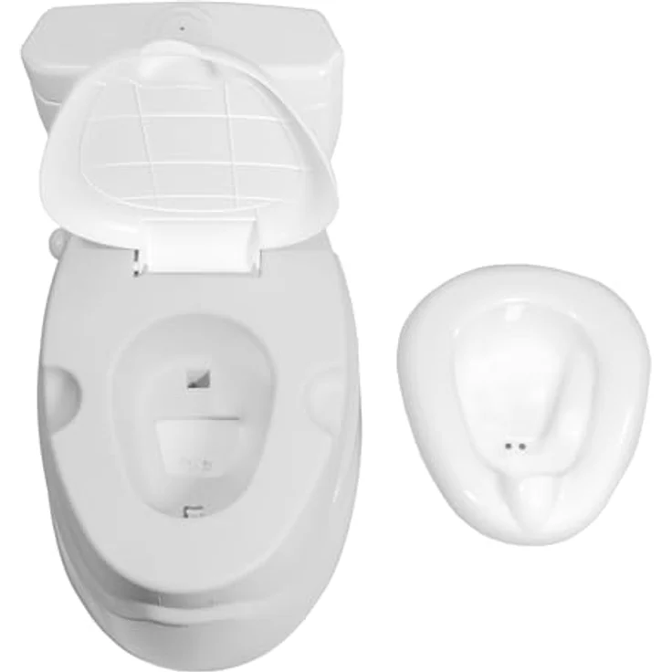 Lemodo Toilettentrainer für Kinder ab 18 Monate, Kindertoilette mit Musik, Töpfchen mit herausnehmbarem Einsatz und Toilettenpapierhalter – Bild 4
