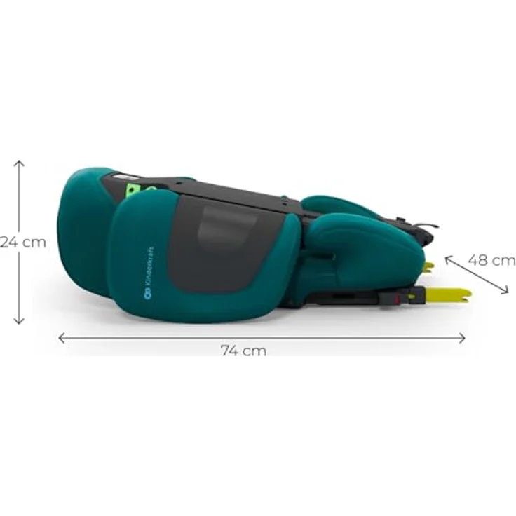 KinderKraft XPAND 2 PRO i-Size, Kindersitz gemäß ECE R129/i-Size Norm, GRÜN – Bild 7