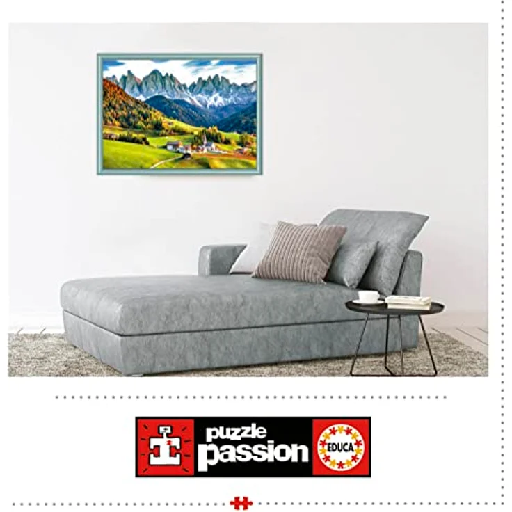 Educa - Puzzle 2000 Teile Herbst in den Dolomiten, Landschaftspuzzle für Erwachsene und Kinder ab 14 Jahren, FSC-zertifiziert, 96 x 68 cm – Bild 5