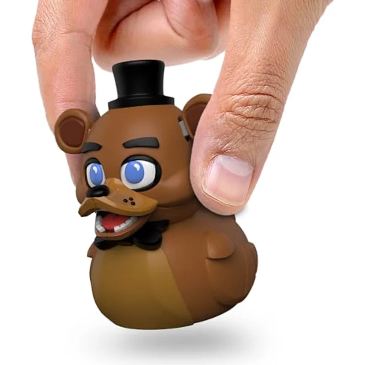 TUBBZ Mini: Five Nights at Freddy's - Freddy Fazbear Cosplaying Rubber Duck Vinyl Figure, Sammlerstück für Fans, 5 cm groß, ideal für Regale und Schreibtische, bunt – Bild 1