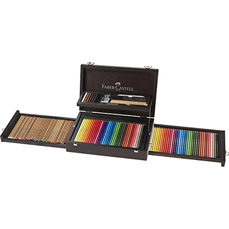 Faber-Castell - 110085 125er A&G Collection Koffer Polychromos Künstlerfarbstifte, Albrecht Dürer & Zubehör – Bild 2