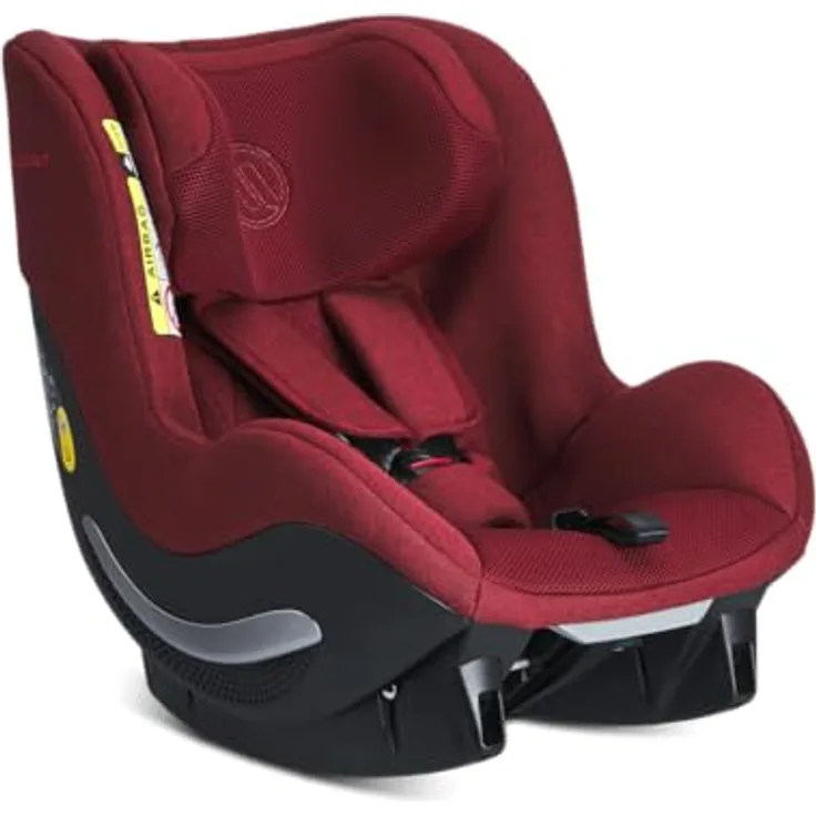 Avionaut AeroFIX AirFlow, Reboard Kindersitz (0-18 kg) mit intelligenter Air-Flow Polsterung, rot