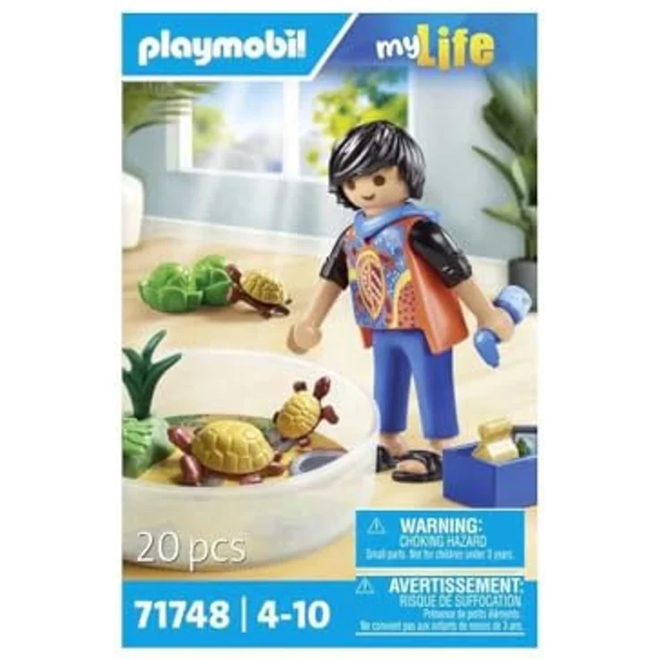 PLAYMOBIL PLL71748 TERRARIUM TORTUES FAMILIE, Sammelfiguren mit Referenznummer 71748 – Bild 5