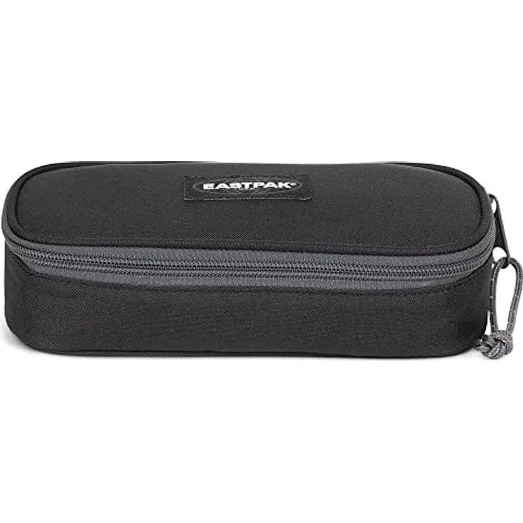 Eastpak Oval Single Federmäppchen, 100% veganes Polyester, Hauptfach mit Stiftschlaufen, schwarz – Bild 1