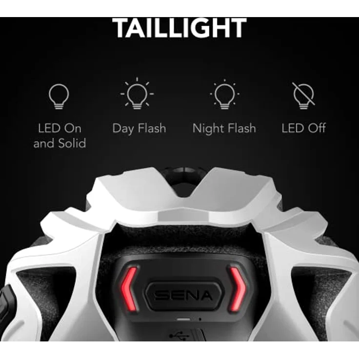 Sena R2 matt schwarz Größe L Rennrad Smart Helm – Bild 5