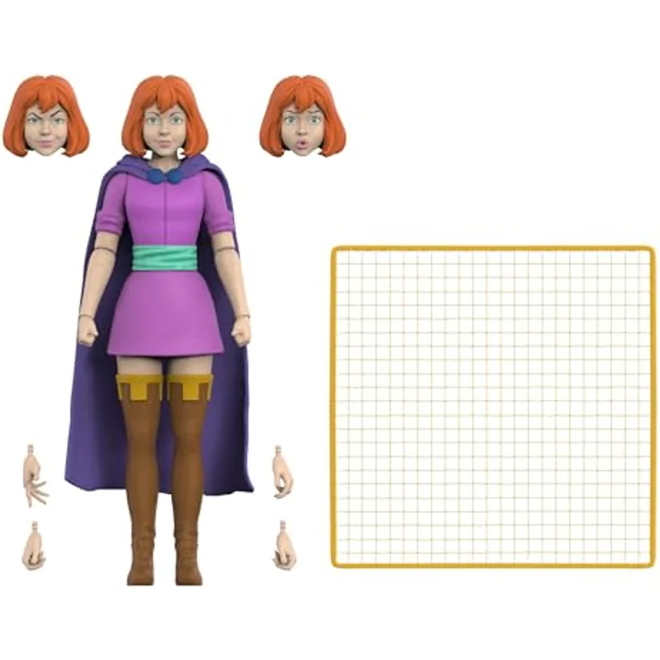 Super7 Dungeons & Dragons Ultimates Actionfigur Sheila The Thief, 18 cm, voll beweglich mit Zubehör und Austauschteilen
