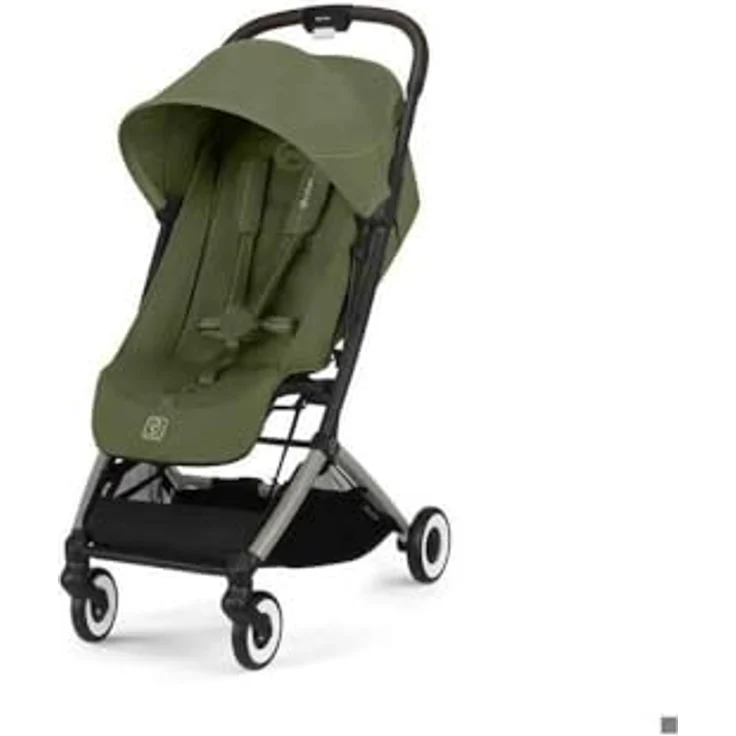 cybex Gold Buggy Orfeo, Buggys mit Feststellbremse, Federung und 5-Punkte-Gurt, Waldgrün, 52x102x77 cm – Bild 1