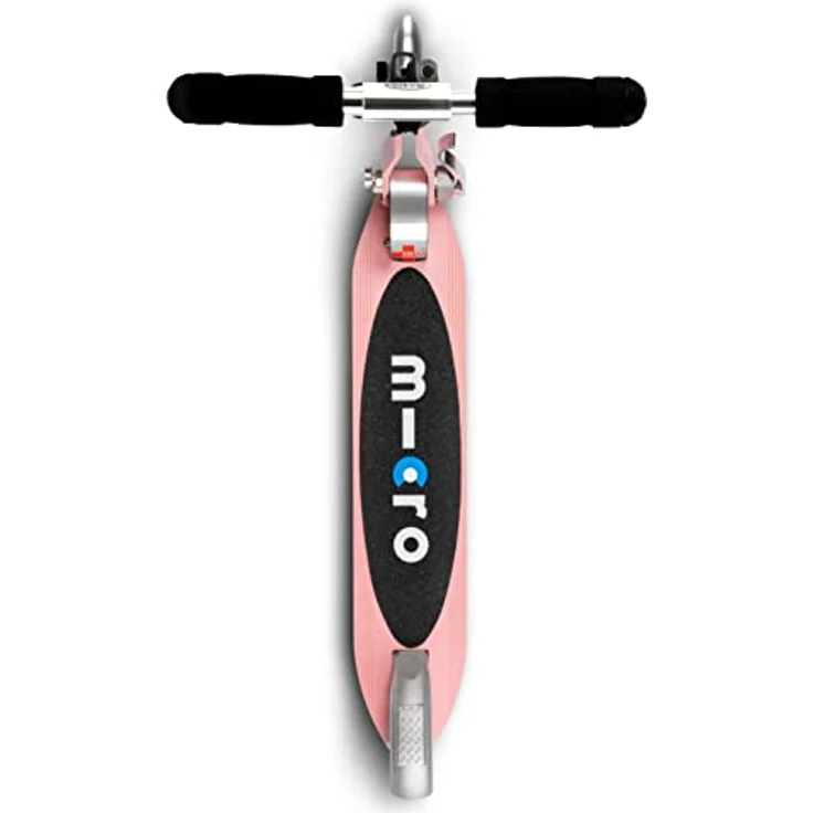 MICRO micro Sprite LED Kinder Kinderscooter | Cityroller mit LED-Rollen | klappbar und höhenverstellbarer Lenker | ab 5 J. | Tretroller Farbe neon Rose – Bild 5