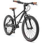BIKESTAR Leichtgewicht 8 kg Kinder Fahrrad Aluminium ab 6 Jahre | 20 Zoll 7 Gang Shimano | Schwarz