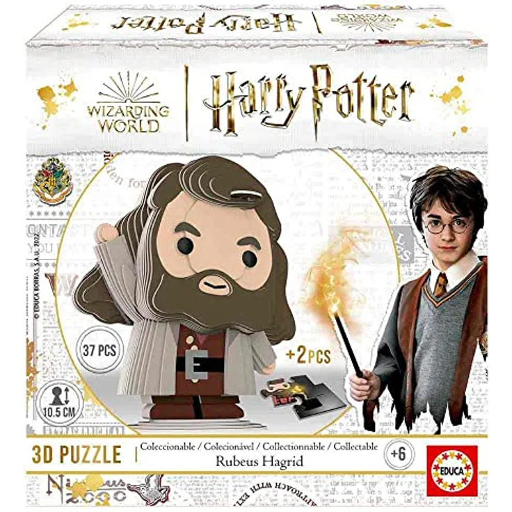 Educa Rubeus Hagrid 3D Puzzle, robustes und langlebiges Puzzle für Fans von Harry Potter – Bild 2
