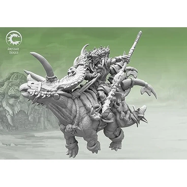 Para Bellum Wargames Wadrhun: Thunder Chieftain Artisan Series, Sammelfigur mit detailreichen Features, resin, geeignet für Tabletop-Spiele – Bild 3