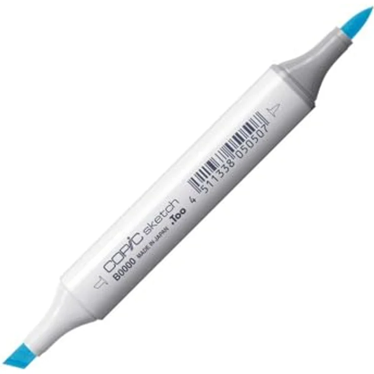 Copic COPIC Sketch Marker Typ B - 0000, Pale Celestine, professioneller Pinselmarker mit Super-Brush- und Medium-Broad-Spitze – Bild 1