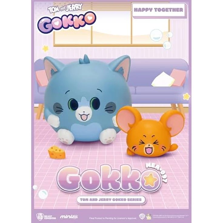 Beast Kingdom Tom & Jerry Gokko Series Figures, Surprise Blind Box Set mit 6 Figuren, Höhe 4-8 cm – Bild 5