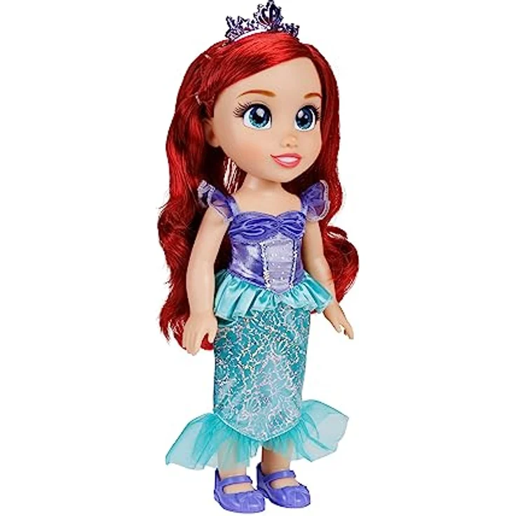 Jakks Pacific Babypuppe Disney Princess - Meine Freundin Arielle - ca. 35 cm, Meerjungfrauenkleid in Violett und Türkis-Tönen, mit RoyalReflection™ Augen – Bild 11