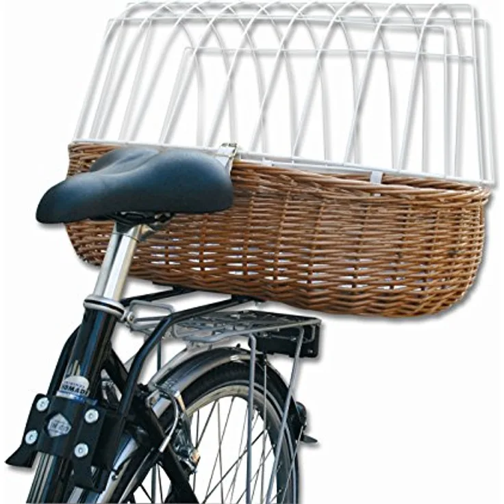 Aumüller Unisex – Erwachsene 11/922/3 Tierkorb, Braun,Weiß, 48 x 66 x 44 cm
