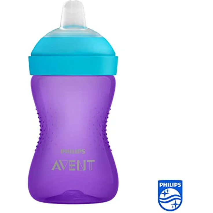Philips Avent Tasse Bec Souple Violette 300ml, Kindertrinkbecher mit auslaufsicherem Silikonausgießer – Bild 2