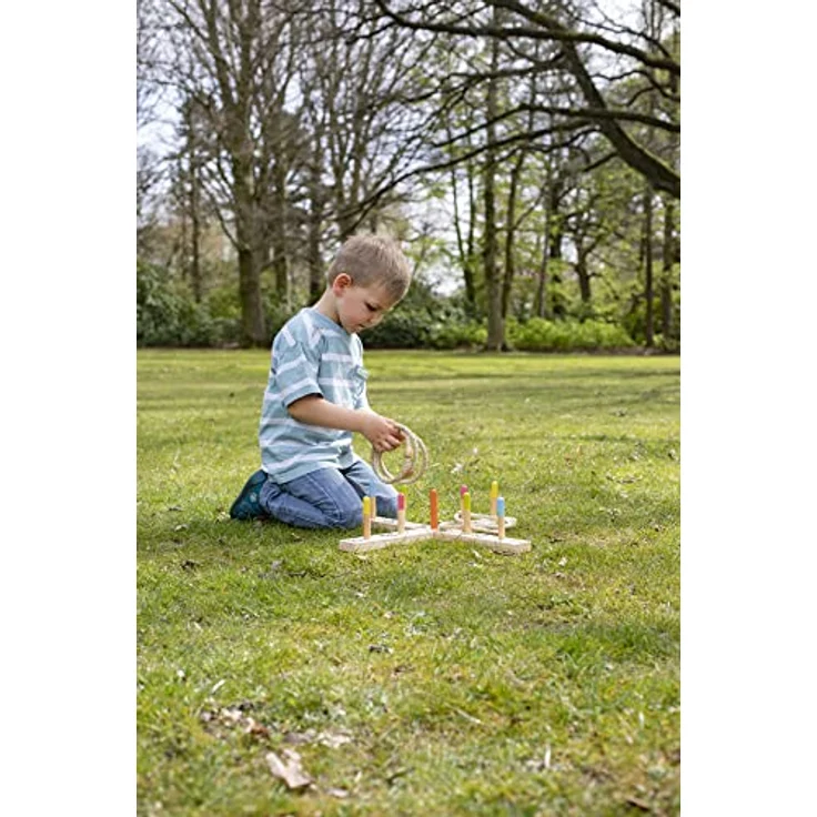 Ringwurfspiel aus Holz – Bild 5