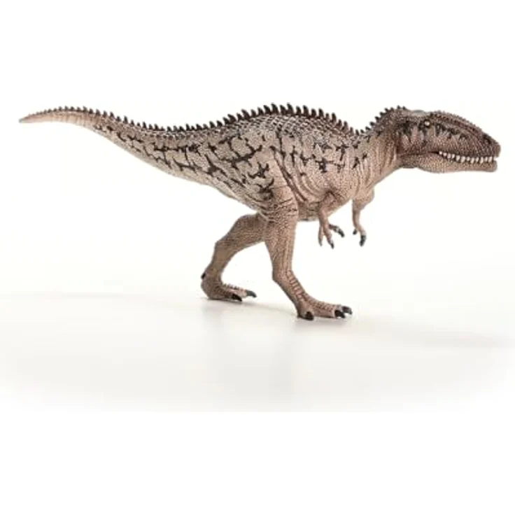 Schleich Carcharodontosaurus (15048), beweglicher Dinosaurier mit steingrauer Echsenhaut und dynamischer Pose, 33 x 8 x 13 cm – Bild 4