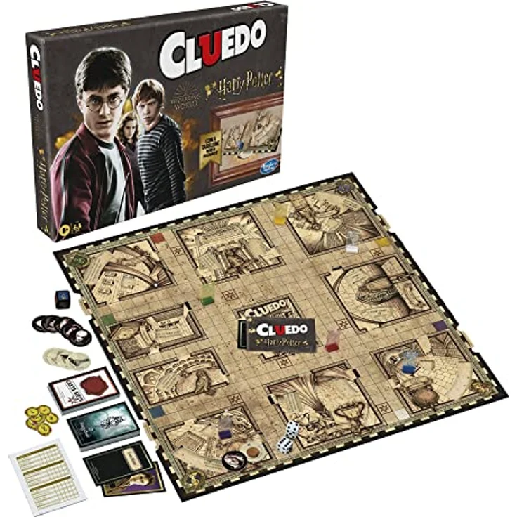 Hasbro Gaming Cluedo: Wizarding World Harry Potter Edition Brettspiel (Lingua: Italiano) – Bild 3