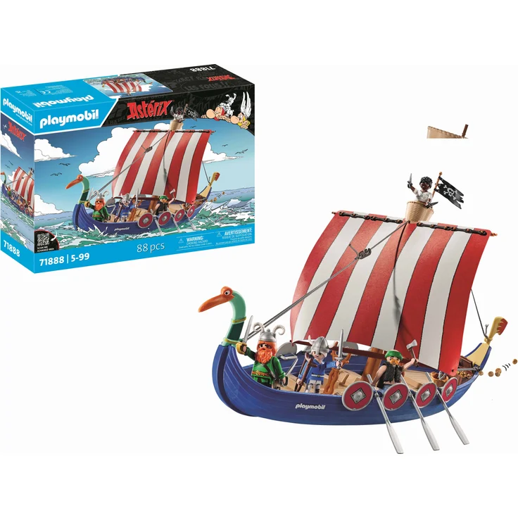 PLAYMOBIL 71888 Asterix Piratenzelt, Spielset für aufregende Piratenabenteuer – Bild 1