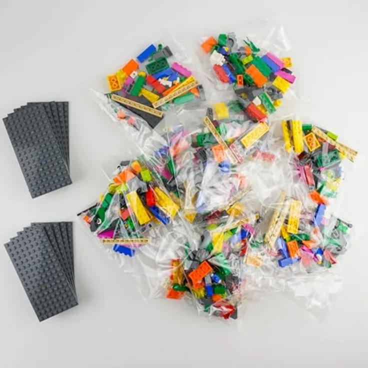 Stein-Experte Lego® SERIOUS Play® Innovations-Set – 10 Beutel + 10 Stück 8x16 Bauplatten für kreative Workshops & Team-Building, visionäre Ideenplattform