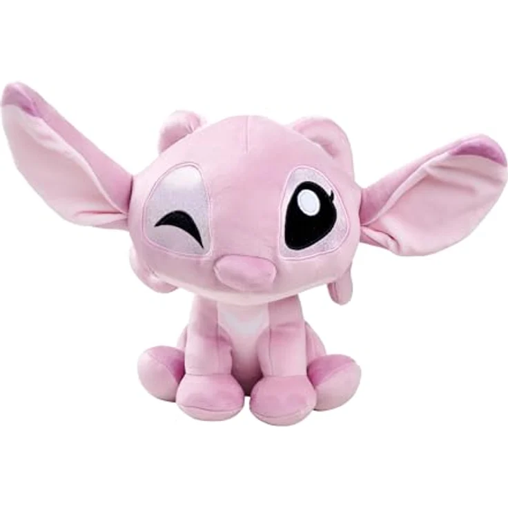 Simba Disney Doorables Angel, 25 cm Plüschfigur aus Lilo & Stitch, geeignet für Kinder ab den ersten Lebensmonaten, farbenfroh und kuschelweich – Bild 1