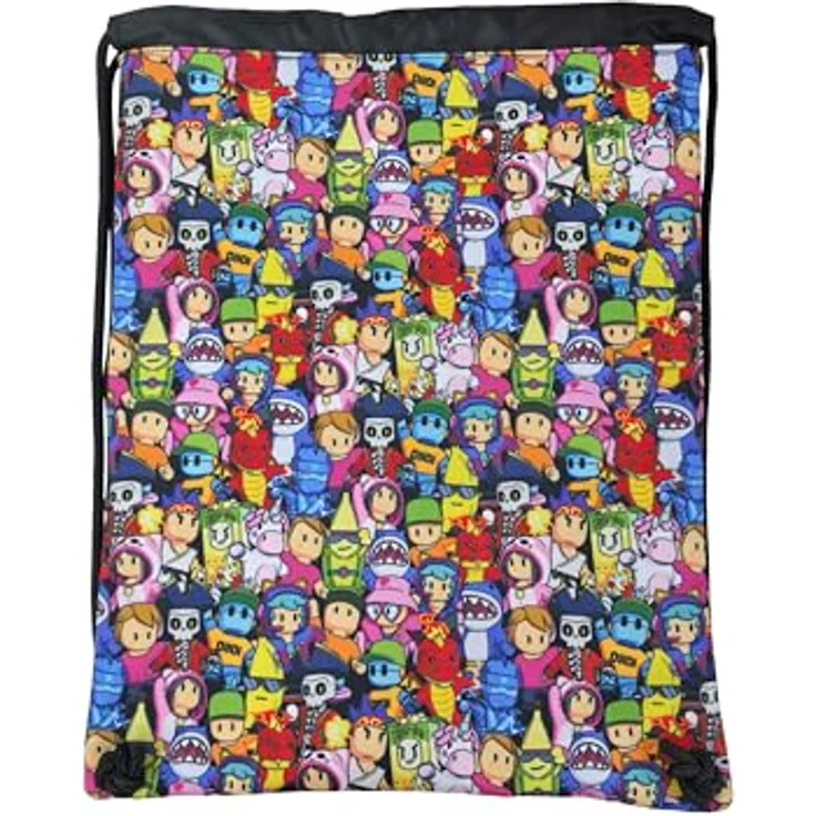 Wisam Turnbeutel Stumble Guys, Sportbeutel 42x32cm mit Kordelzug für Kinder – Bild 2