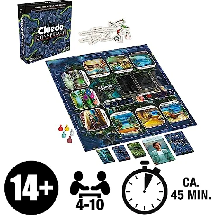 Cluedo Conspiracy Brettspiel für Erwachsene und Jugendliche – Bild 2