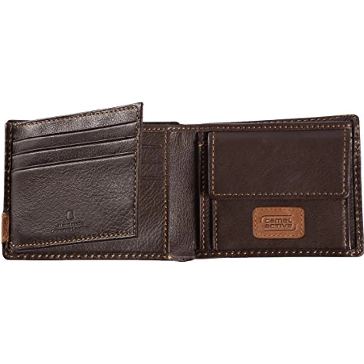 camel active California Herren Geldbörse Querformat Leder Mittelgroß Braun – Bild 4
