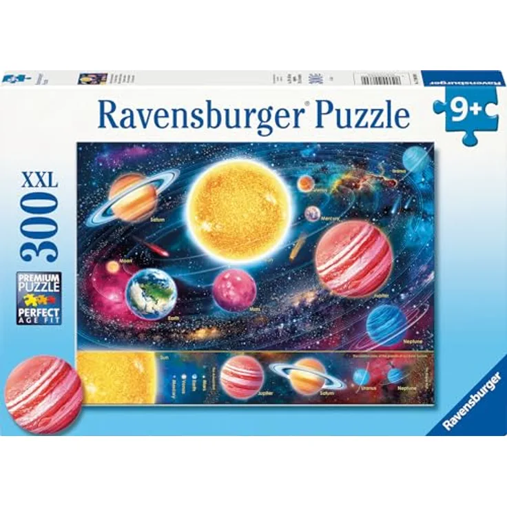 Ravensburger Kinderpuzzle - 12000869 Unser Sonnensystem - 300 Teile XXL Puzzle für Kinder ab 9 Jahren