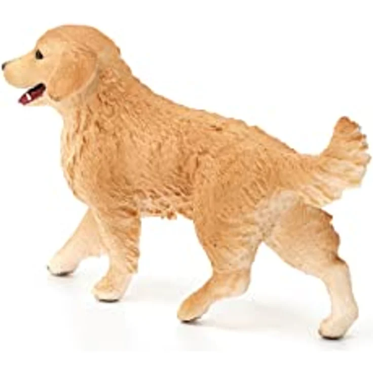Schleich Golden Retriever Hündin (16395), handbemaltes Tiermodell aus der Farm Life Serie, 5 cm – Bild 3
