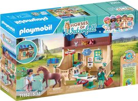 Playmobil® Konstruktions-Spielset Reittherapie & Tierarztpraxis (71352), Horses of Waterfall (164 Teile)