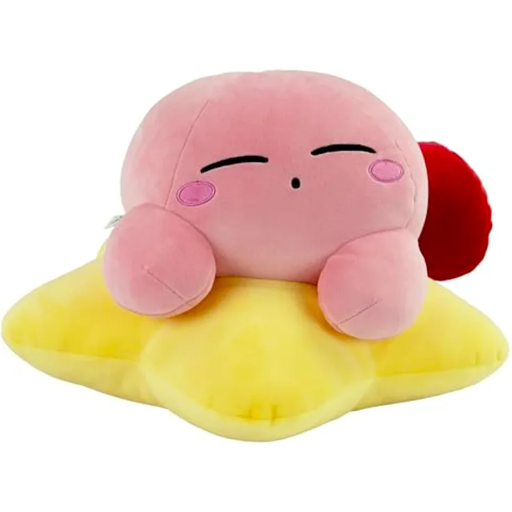 Club Mocchi Mocchi Kirby Warpstar Mega, Kuscheltier mit flexiblem Design und langlebiger Qualität, blau