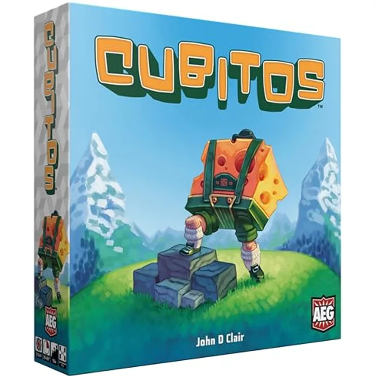 Alderac Entertainment Group Cubitos - Würfelspiel - ENG Edition, Strategisches Rennspiel mit Würfeln und Unterstützungsmechanik