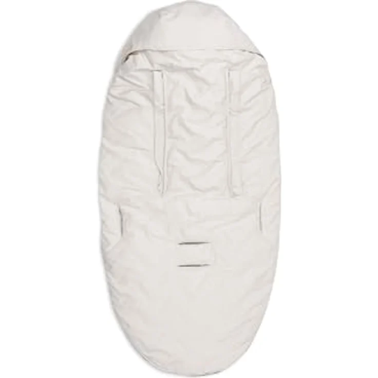 Jollein Fußsack Embossed Sand, für Buggy oder Kinderwagen, weiches Fleecefutter, komplett zu öffnen, waschbar bei 30° – Bild 3
