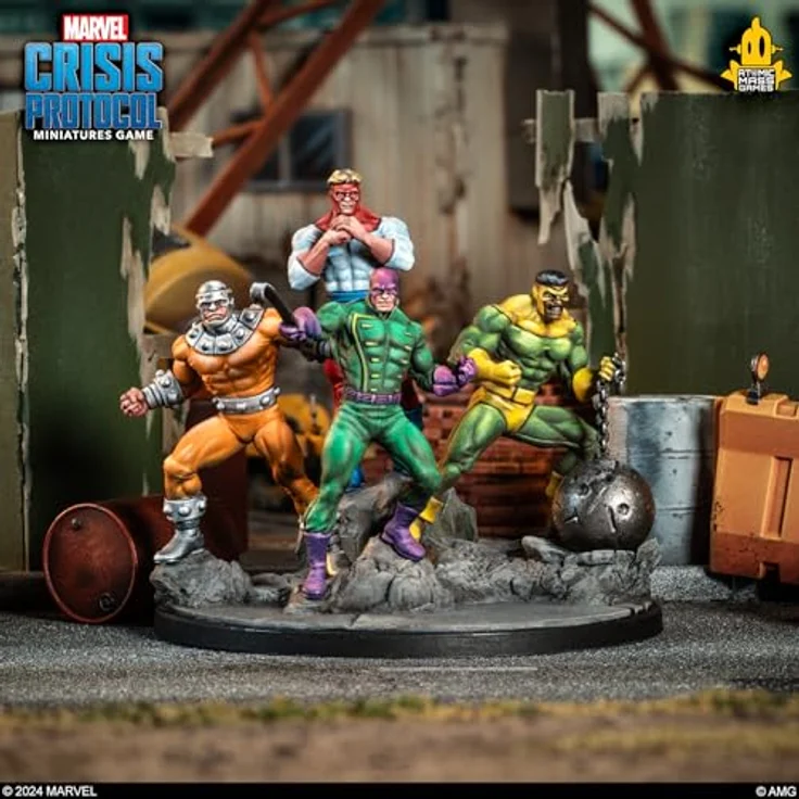 Atomic Mass Games Marvel: Crisis Protocol Abomination & The Wrecking Crew Character Pack (Spanisch) mit 2 Miniaturen und 6 Spielkarten für 2 Spieler, ab 14 Jahren – Bild 7