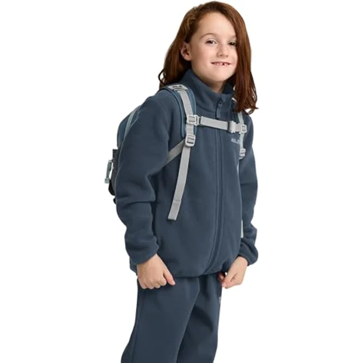 Jack Wolfskin Little Scout Kinderrucksack, Polyester, 29 cm, blau – Bild 3