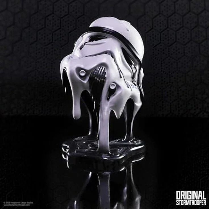 Nemesis Now Stormtrooper Too Hot To Handle, Schmelzender Stormtrooper-Helm Ornament aus feinstem Resin, 23 cm – Bild 4