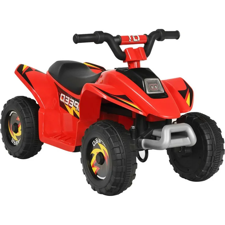 KOMFOTTEU Elektro-Kinderquad Miniquad, für Kinder ab 3 Jahre, bis zu 30kg, in Rot