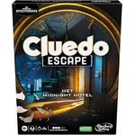 Hasbro Gaming Cluedo Escape: Das Midnight Hotel Brettspiel - Einmalige Escape Room Spiel für 1-6 Spieler (niederländische Version)