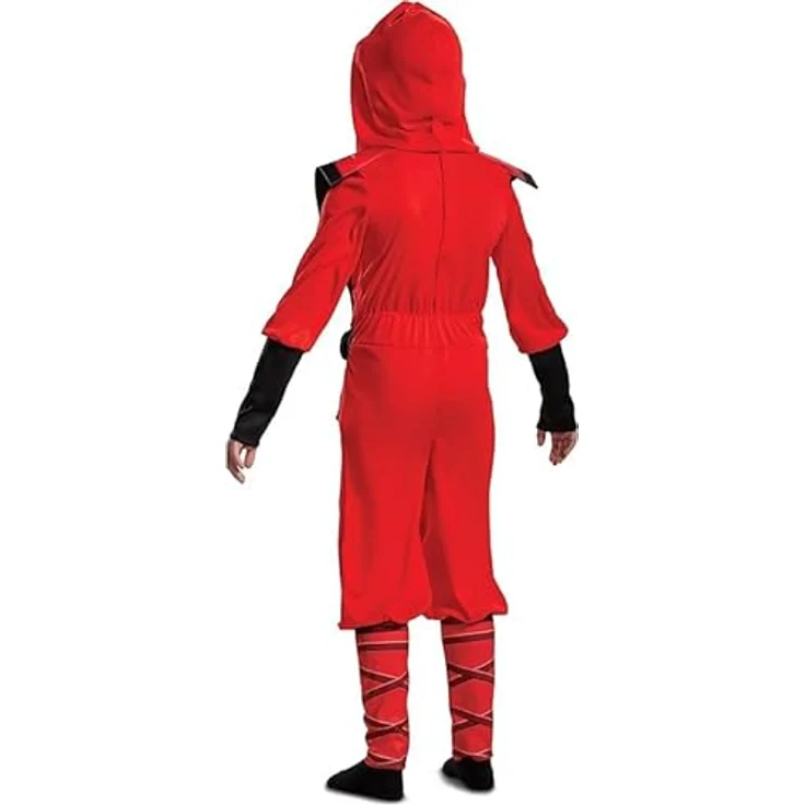 Disguise Offizielles Lego Ninjago Kostüm, Ausgefallenes Ninja-Kostüm für Jungen, Halloween-Kostüm, Kai – Bild 3