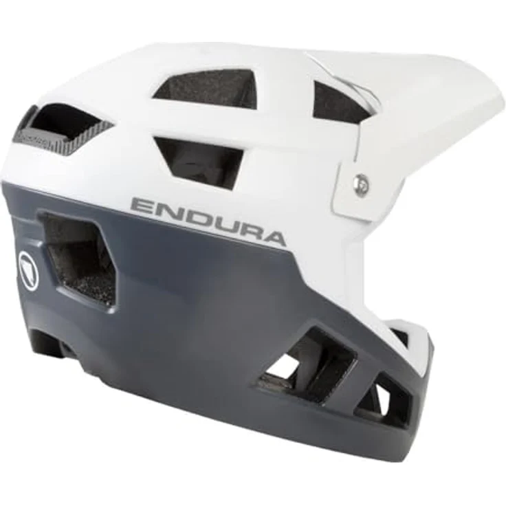 Endura SingleTrack Vollvisierhelm E1572 Integral weiß größe L-XL (58-63 cm) mit Belüftungsöffnungen und Mikro-Verstellsystem – Bild 2