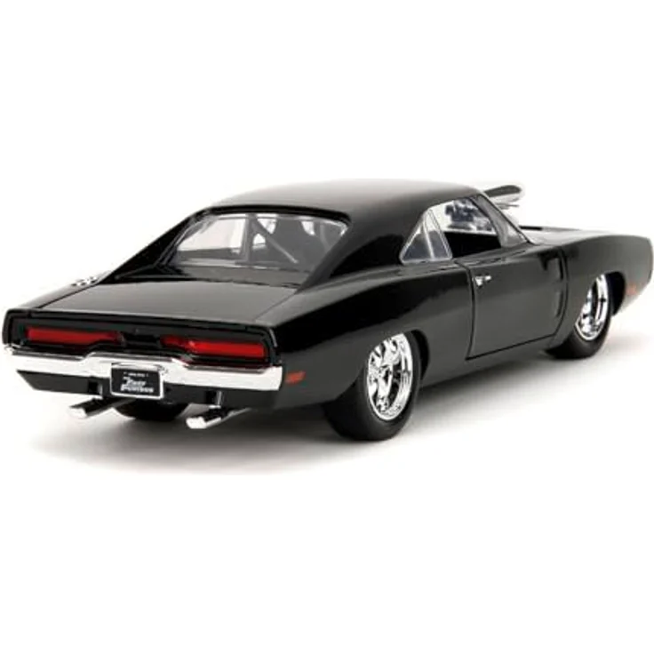JADA Spielzeug-Auto Modellauto Fast & Furious 1970 Dodge Charger 1:24, mit freilaufenden Rädern und zu öffnenden Türen, Kofferraum und Motorhaube – Bild 2