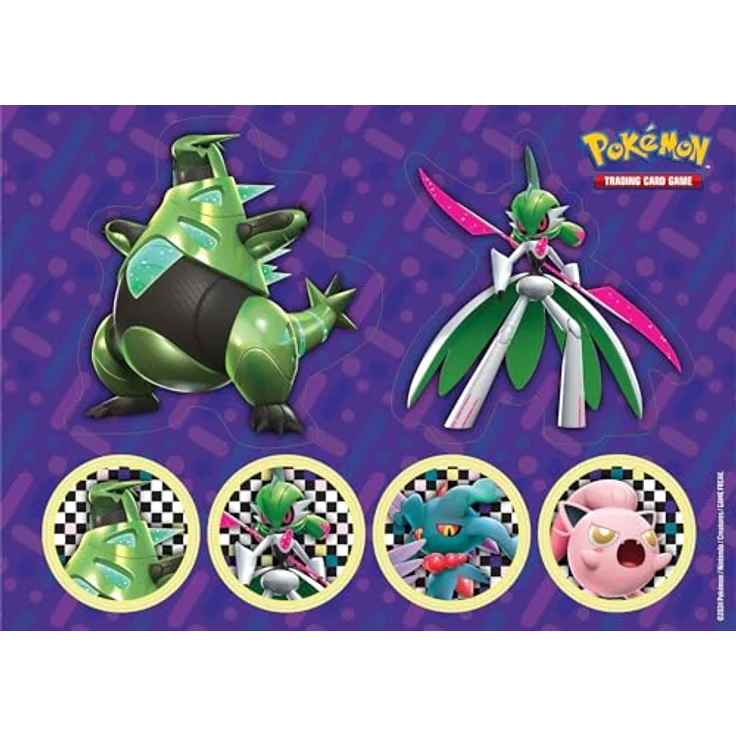 Nintendo Pokémon - Collector's Chest Back to School 2024 - englische Version, includes 2 special foil promo cards, 6 Pokémon TCG booster packs, 2 Cool Pokemon Coins, 4 sheets of stickers, and more – Bild 7