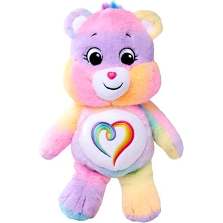 Simba Glücksbärchi und Zusammengehörigkeitsbärchi, 35cm Care Bears Plüschfigur, Teddybär - robuste Konstruktion, flexible Gestaltung – Bild 2