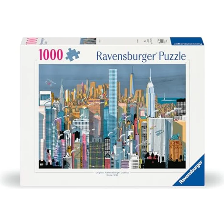 Ravensburger Puzzle 12000784 - I am New York - 1000 Teile Puzzle für Erwachsene und Kinder ab 14 Jahren, Stadt-Puzzle New York, Qualitätsmerkmale: handgefertigte Stanzmesser, reflexfreies Puzzlebild, recycelte Pappe – Bild 2