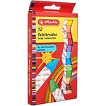 Herlitz Tafelkreide, 12 Stück in Hängepackung, farbig sortiert