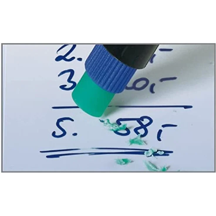 Faber-Castell 152304 - Marker MULTIMARK permanent, Stärke: S, 4er Etui, Inhalt: je 1x rot, blau, grün, schwarz – Bild 5