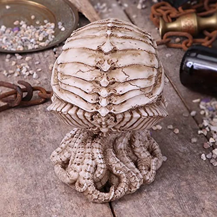 Nemesis Now Cthulhu Figur Skull, 20 cm handbemalt aus Resin, offiziell lizenziert – Bild 9